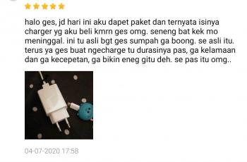 Review charger unik. (Twitter/@txtdarionlshop)