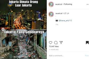 Daerah di Indonesia dari mata orang Jakarta. (instagram/receh.id)