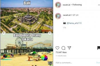 Daerah di Indonesia dari mata orang Jakarta. (instagram/receh.id)
