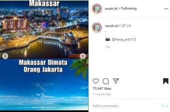 Daerah di Indonesia dari mata orang Jakarta. (instagram/receh.id)
