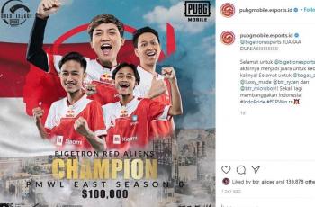Bigetron juara dunia PMWL East Season 0. (Instagram/ pubgmobile.esports.id)