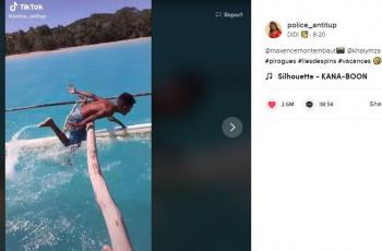 Remaja yang bergaya bak Naruto ini bikin netizen terhibur. (TikTok/ @police_antitup)