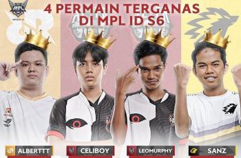 Empat pemain terganas di MPL Indonesia Season 6. (Instagram/ mpl.id.official)