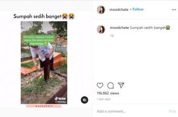 Ayah dan anak yang lakukan hal manis untuk sang ibu. (instagram/moodchate)