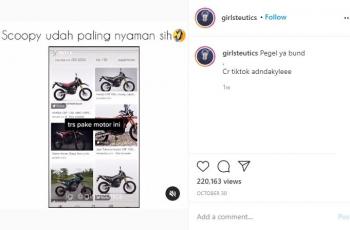 Gadis ogah diajak ngedate pakai motor ini. (instagram/girlsteutics)