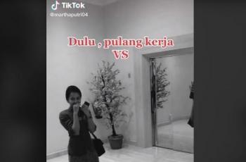Pramugari cantik yang kini berjualan sate ini disemangati netizen. (TikTok/ marthaputri04)