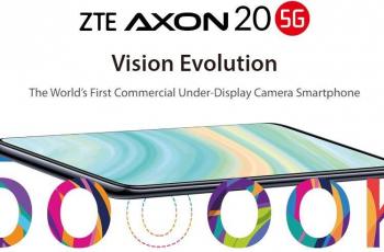 ZTE Axon 20 5G dengan kamera under display. (ZTE)