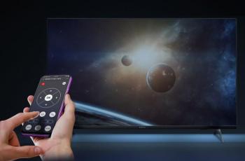 Smart TV Infinix dengan merek Infinix S1. (Infinix Nigeria)