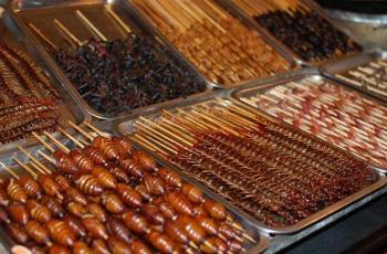 Kuliner ekstrem yang dijajakan pada pasar tradisional di China. (Followmefoodie)