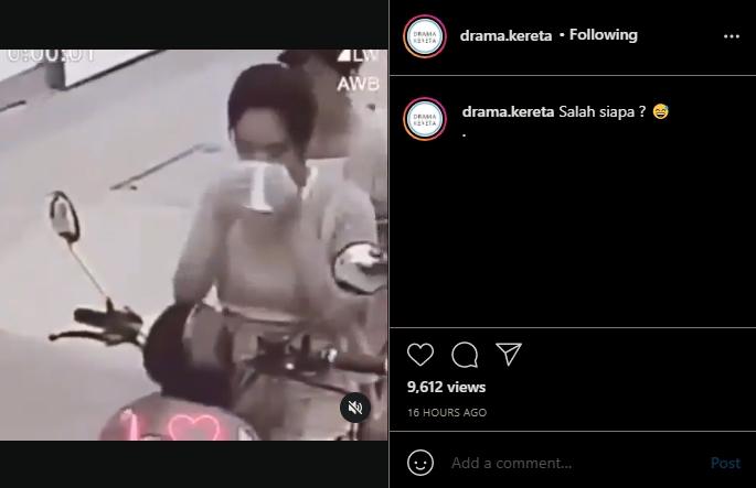 Jambret dapat hal mengejutkan ini. (instagram/drama.kereta)