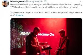 Bocoran leaker mengenai TWS anyar Realme. (Twitter/ ishanagarwal24)