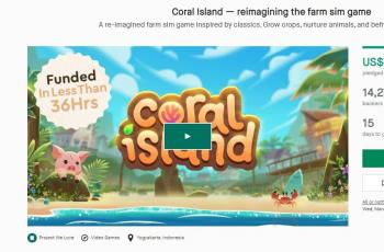 Penggalangan dana Coral Island di Kickstarter tembus Rp 9 M. (Kickstarter)