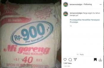 Kardus jadul mi instan ini bikin netizen nostalgia. (Instagram/ temannostalgia)
