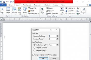 Cara membuat tabel di Word. (HiTekno)