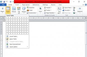 Cara membuat tabel di Word. (HiTekno)