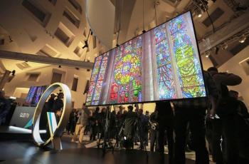 Samsung QLED TV, pertama kali diperkenalkan pada CES 2017. (Samsung)