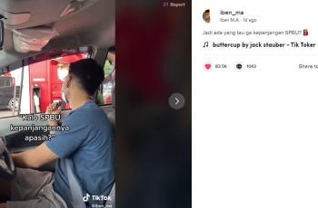 Pegawai pom bensin yang ditanyai kepanjangan SPBU bikin netizen geli. (TikTok/ @iben_ma)
