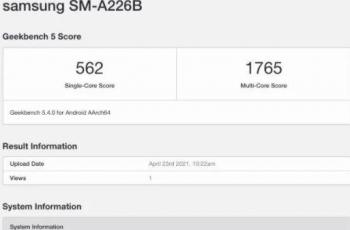 Samsung Galaxy A22 muncul di Geekbench. (Geekbench)