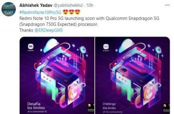 Bocoran Redmi Note 10 Pro 5G. (Twitter/ yabhishekhd)