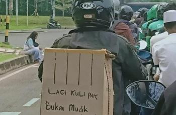 Potret pemudik. (Twitter/@outofcontext_id)