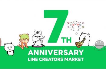 LINE ulang tahun ke-7. (LINE)