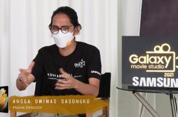 Angga Dwimas Sasongko paparkan trik mengambil gambar dengan maksimalkan fitur unggulan di Galaxy S21 Ultra 5G. (Samsung)
