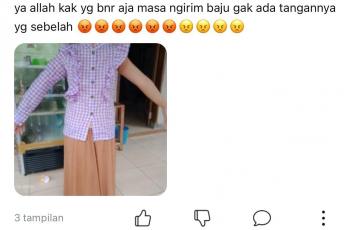 Belanja baju online. (Twitter/@txtdarionlshop)