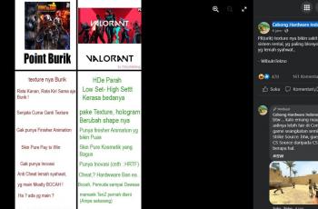 Point Blank vs Valorant. (Facebook/ Cebong Hardware Indonesia)