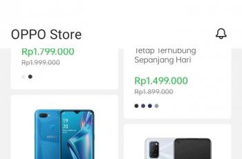 Harga Oppo A92 mengalami penurunan di Oppo Store. (Oppo Store)