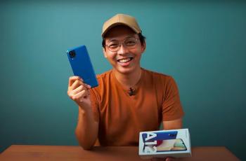 Wisno Kumoro beri tips bikin podcast. (Samsung)