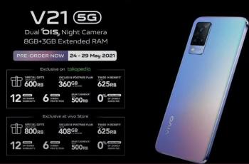 Harga Vivo V21 5G. (YouTube/ Vivo Indonesia)