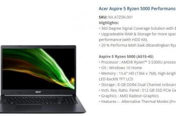 Acer Aspire 5 Ryzen 5000. (Acer)