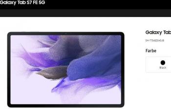 Samsung Galaxy Tab S7 FE muncul di situs resmi Samsung Jerman. (Samsung)