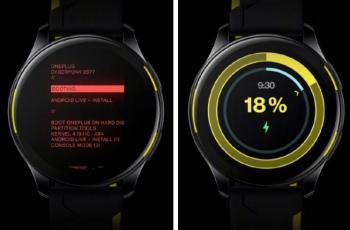 Tampilan antarmuka OnePlus Watch Cyberpunk 2077 Limited Edition. (Weibo/ OnePlus)