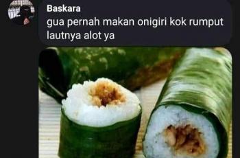 Tertipu onigiri. (Twiitter/@kegblgnunfaedh)