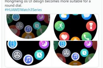 Bocoran tampilan mengenai HarmonyOS di smartwatch. (Twitter/ RODENT950)