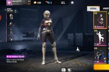 White Shadow Bundle Free Fire. (youtube/Free Fire News)