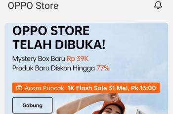 Tampilan Oppo Store. (HiTekno)