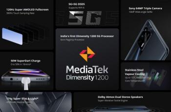 Fitur Realme X7 Max 5G. (Realme India)