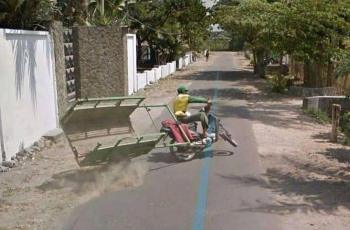Potret Google Maps viral. (Twitter/@bertanyarl)