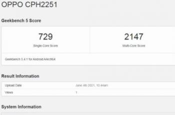 HP misterius OPPO dengan Dimensity 900 muncul di Geekbench. (Geekbench via Nashville Chatter Class)