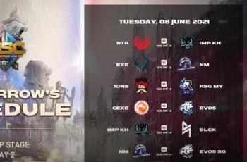 Jadwal MSC hari ini. Fase Grup Day 2. (YouTube/ MPL Indonesia)