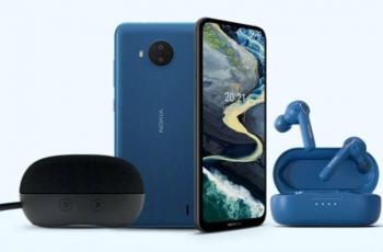 Nokia C20 Plus diluncurkan bersama dengan TWS Nokia BH-205 dan speaker Bluetooth Nokia SP-101. (Nokia via Gizmochina)
