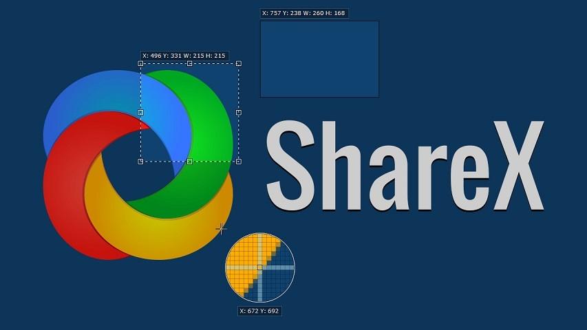 Rekomendasi Aplikasi Screenshot - ShareX. (ShareX)