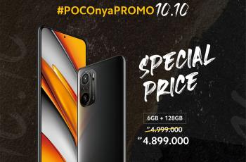 POCO Indonesia Spesial Promo Harbolnas 10.10 - Poco F3. (POCO Indonesia)