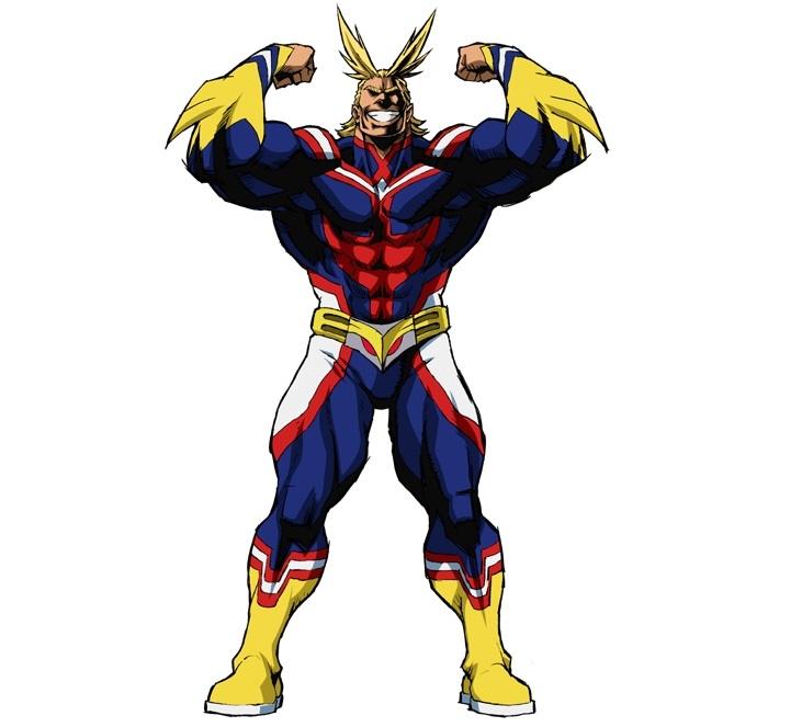 Karakter Anime Overpower - All Might – Boku no Hero Academia. (Fandom)
