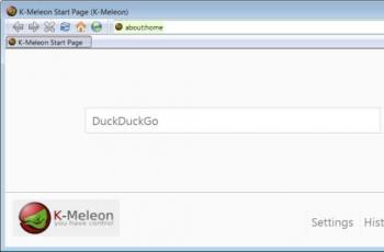 Browser Ringan untuk Laptop - K-Meleon. (kmeleonbrowser)