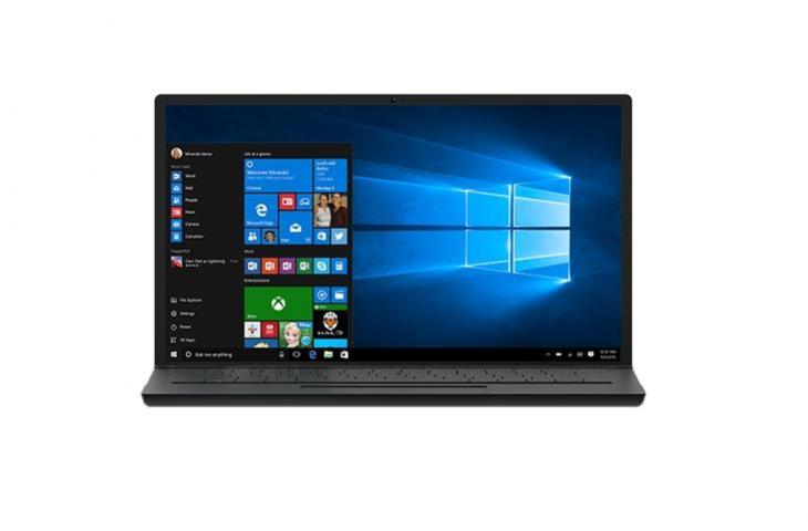 Laptop dengan Windows 10. (Microsoft)