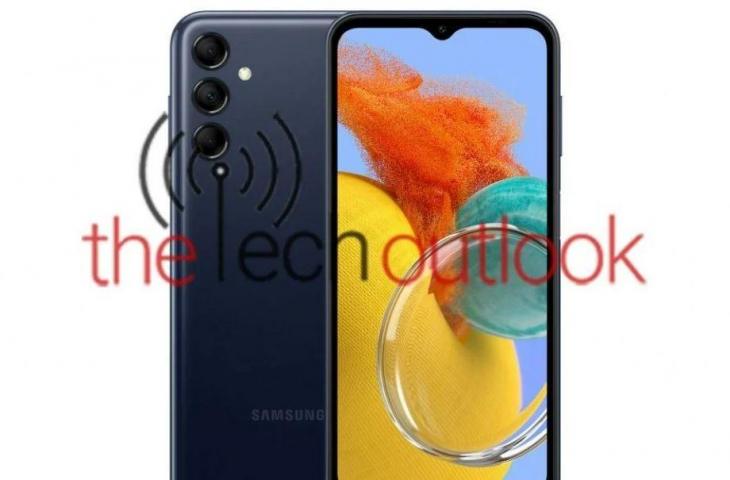 Render Samsung Galaxy M14 5G. (Theutlook)