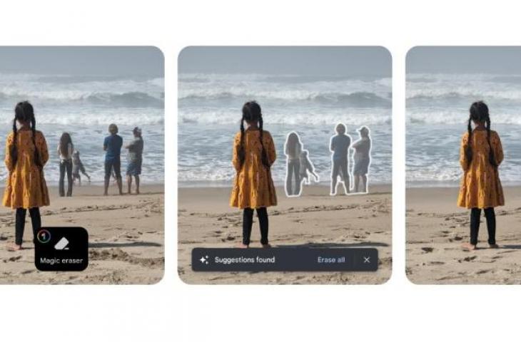 Magic Eraser Google Pixel. (Gizmochina)